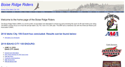 Desktop Screenshot of boiseridgeriders.org